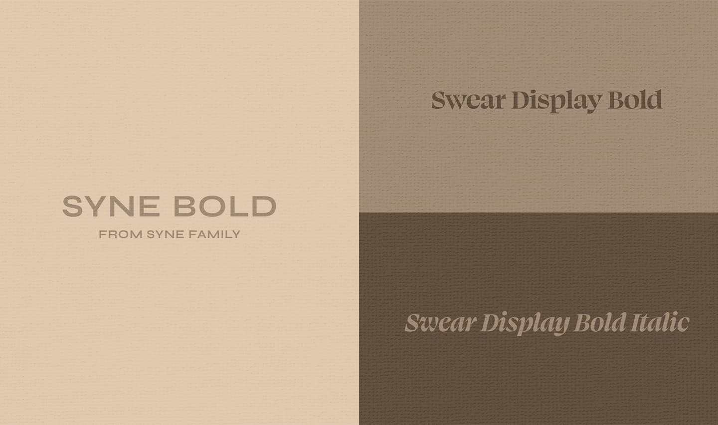 palette colori con descrizione font utilizzato sul sito