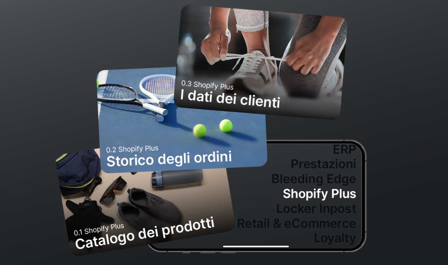 Card e device con servizi Shopify Plus per SportIT nel case study di Lotrèk