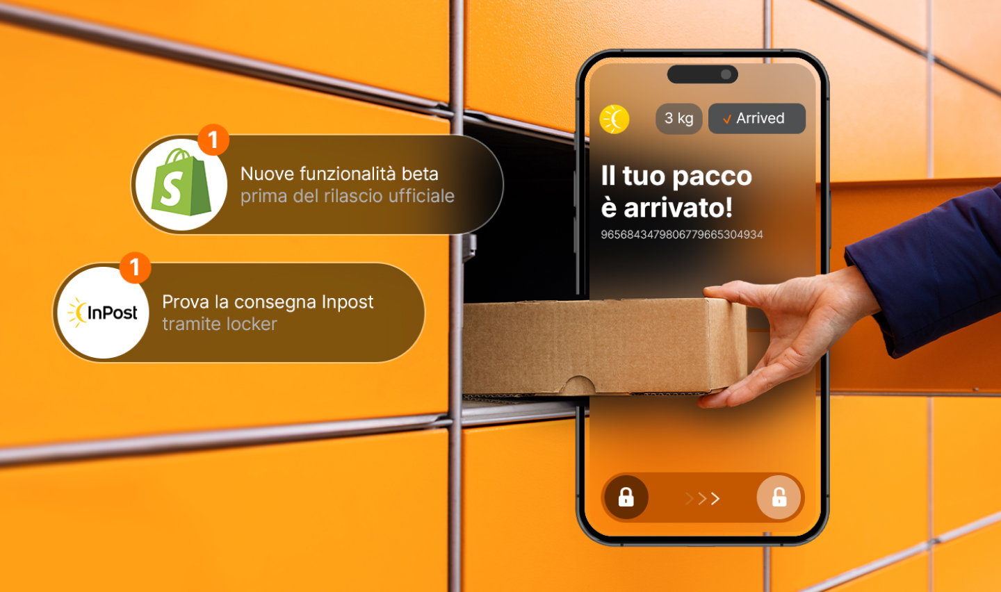 Immagine con locker che rappresenta le funzionalità di Shopify Plus per Sportit Case Study Lotrèk