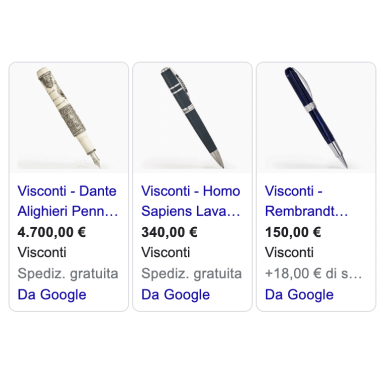 search engine advertising per Visconti